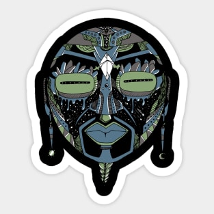 Mellow Cool African Mask 2 Sticker